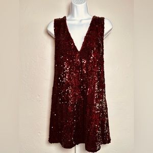 𝐓𝐎𝐁𝐈 • Backless All Sequin Mini Dress